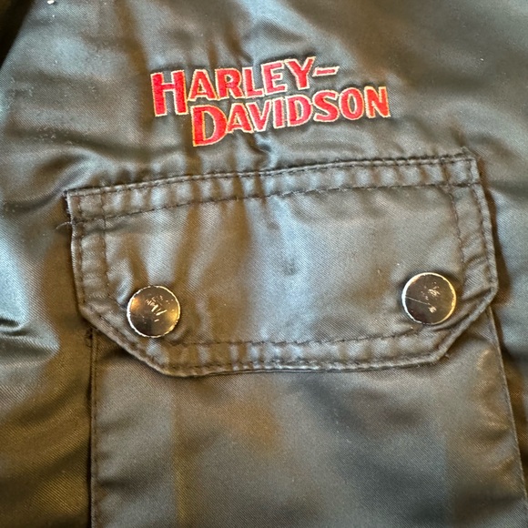 Harley Davidson bomber style jacket - size XL - Picture 2 of 13